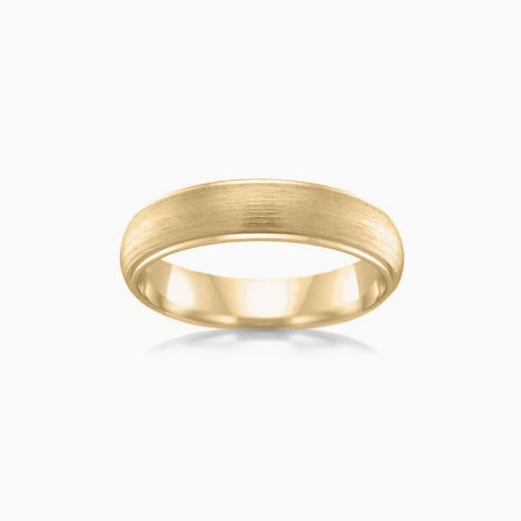 Brushed finish Mens Ring HD2772