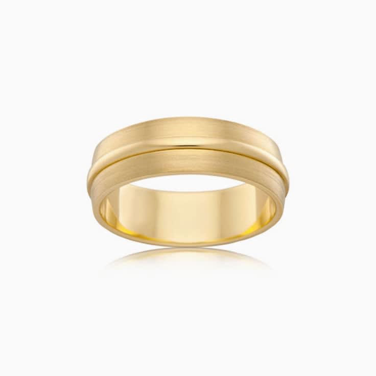 Matt finished Mens wedding ring J3504