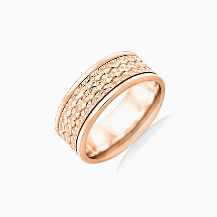Carved Mens Wedding ring J1666