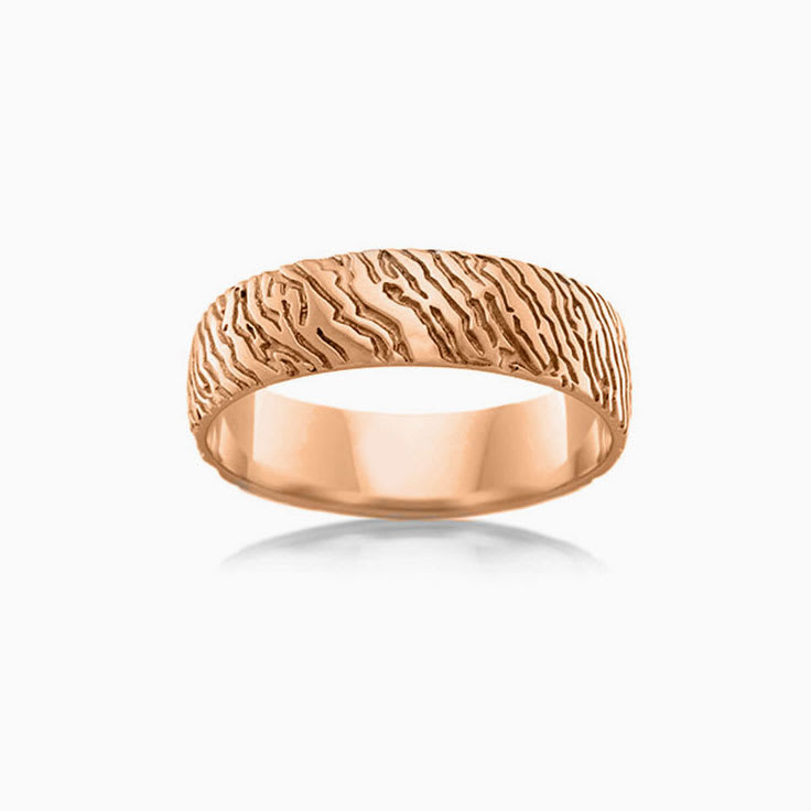 Carved Mens Wedding ring J3597