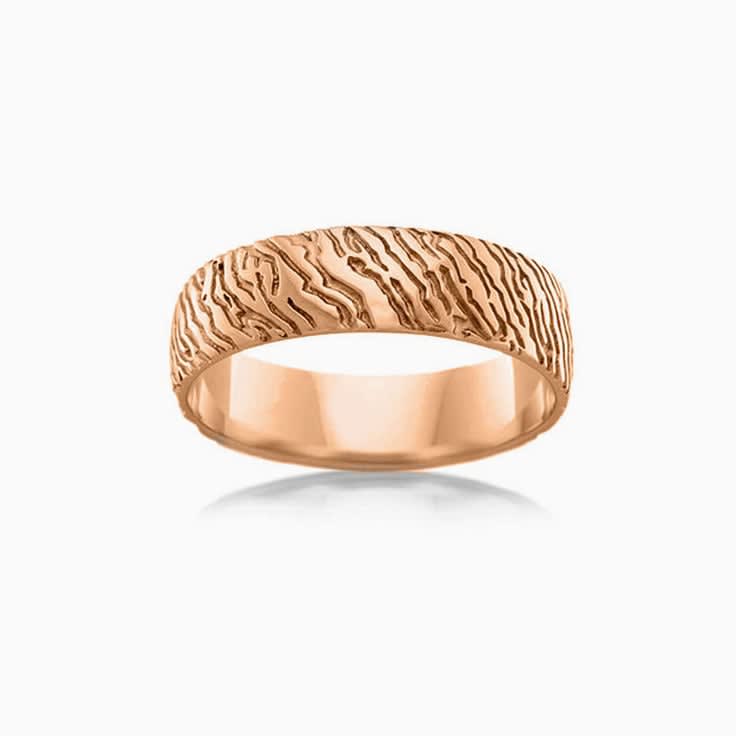 Carved Mens Wedding ring J3597