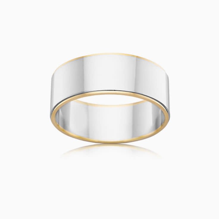 Two tone Mens Ring 2T1080