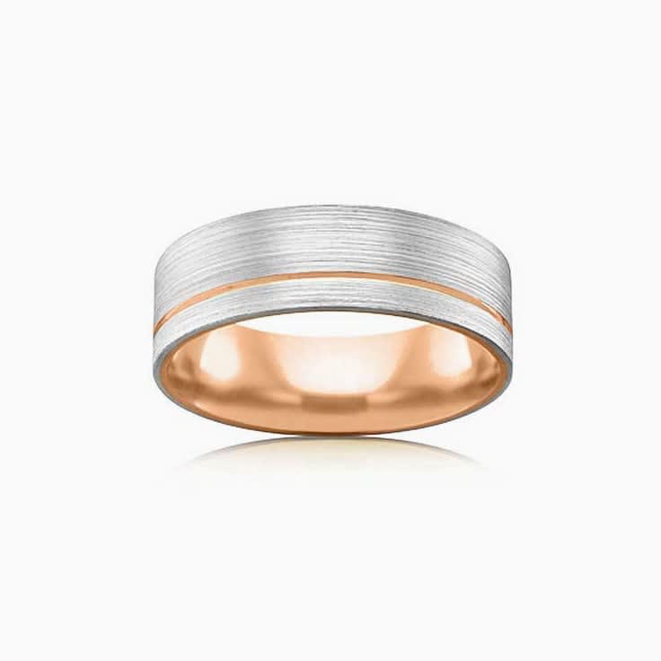 Side grooved two tone wedder 2T3728