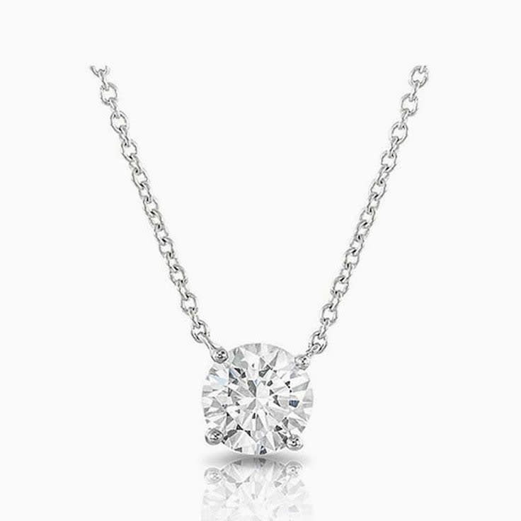 Diamond Solitaire Necklace