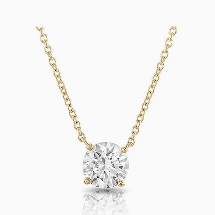 Diamond Solitaire Necklace
