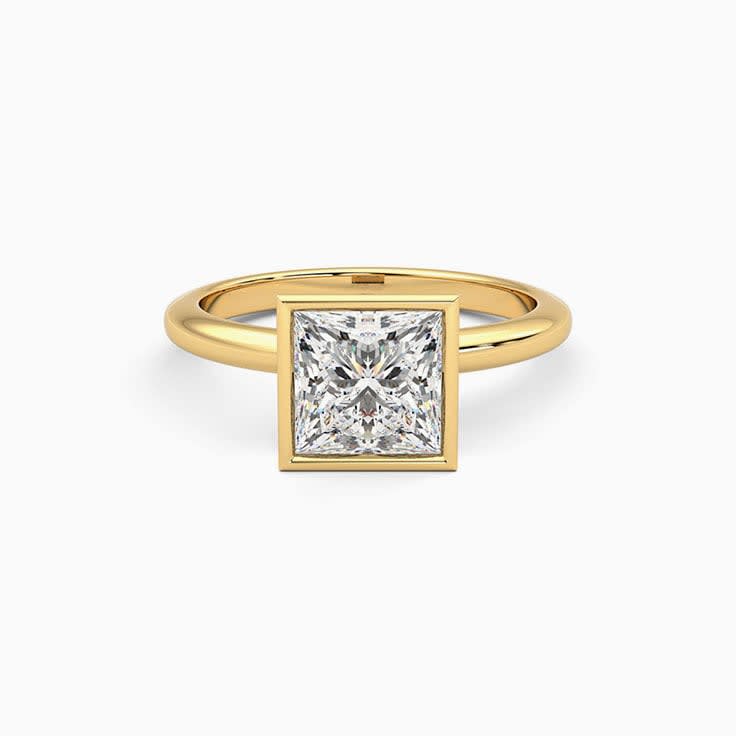 Bezel Engagement Ring