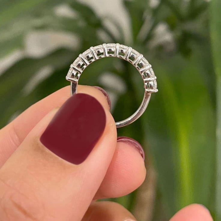 Classic Claw Set Diamond Wedding Band