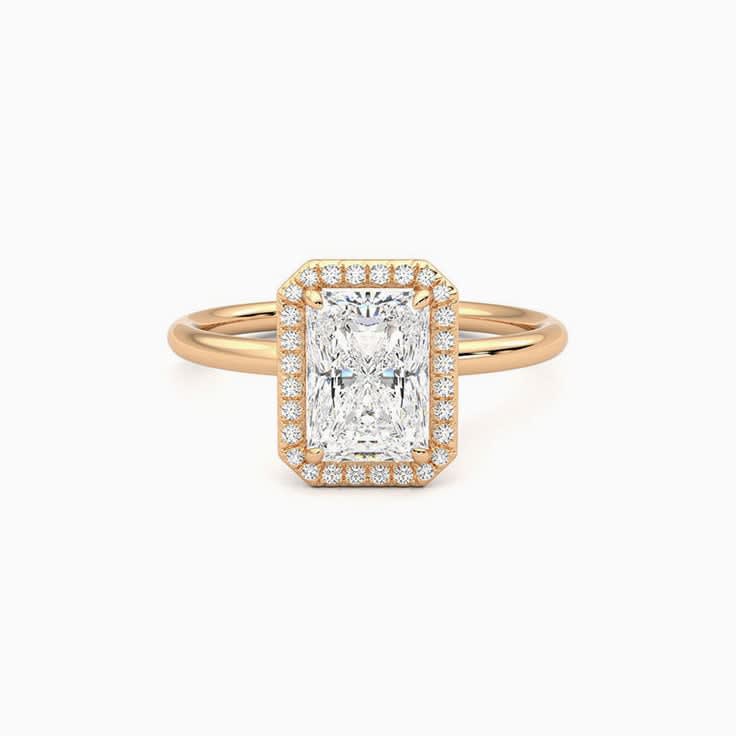 Radiant Cut Diamond Engagement Ring