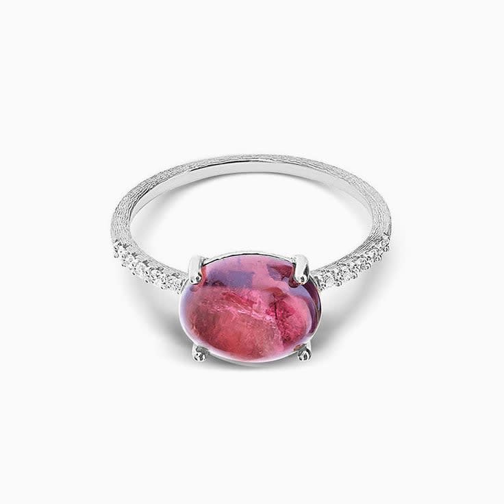 Tourmaline Diamond Ring