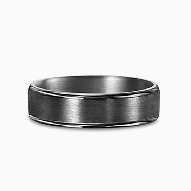 Tantalum Mens Wedding Ring 574A12