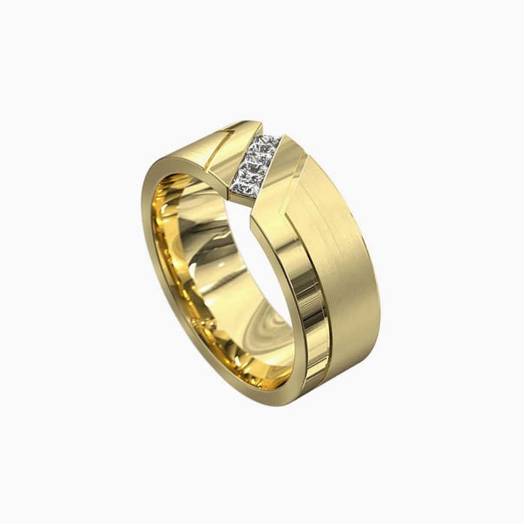 Matt Finish Mens Ring
