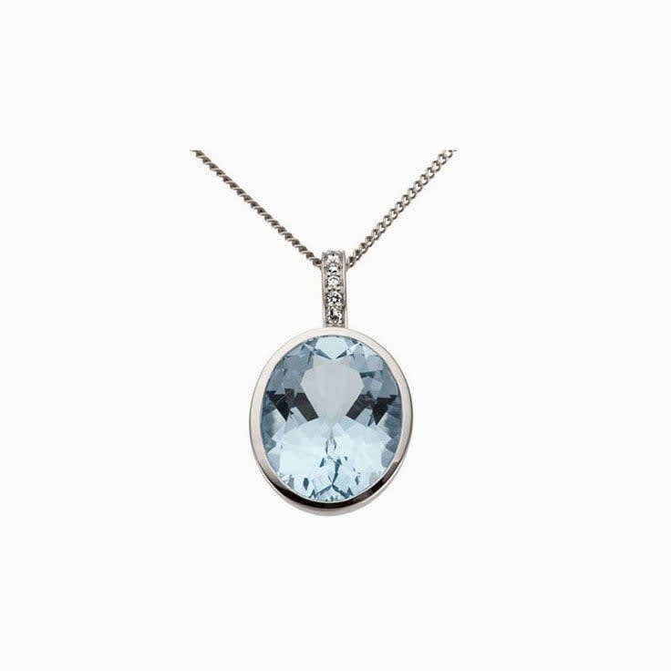 Blue Topaz Pendant