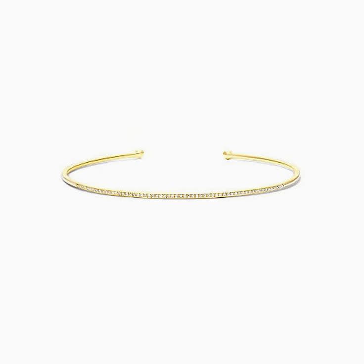 Petite Diamond Cuff Bangle