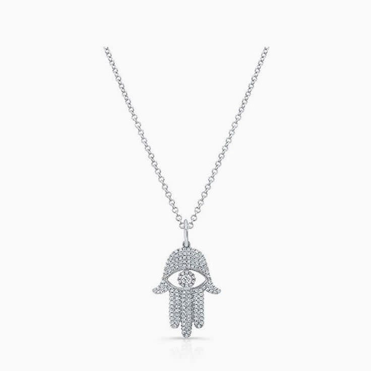 Hamsa Evil Eye Necklace