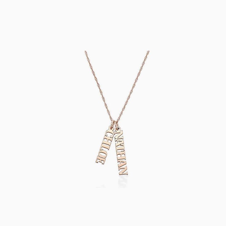 Vertical Name Pendant