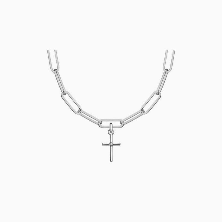 Drop Set Diamond Cross