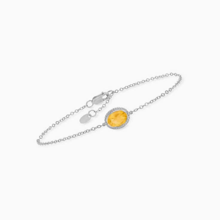 Gold Citrine Bracelets