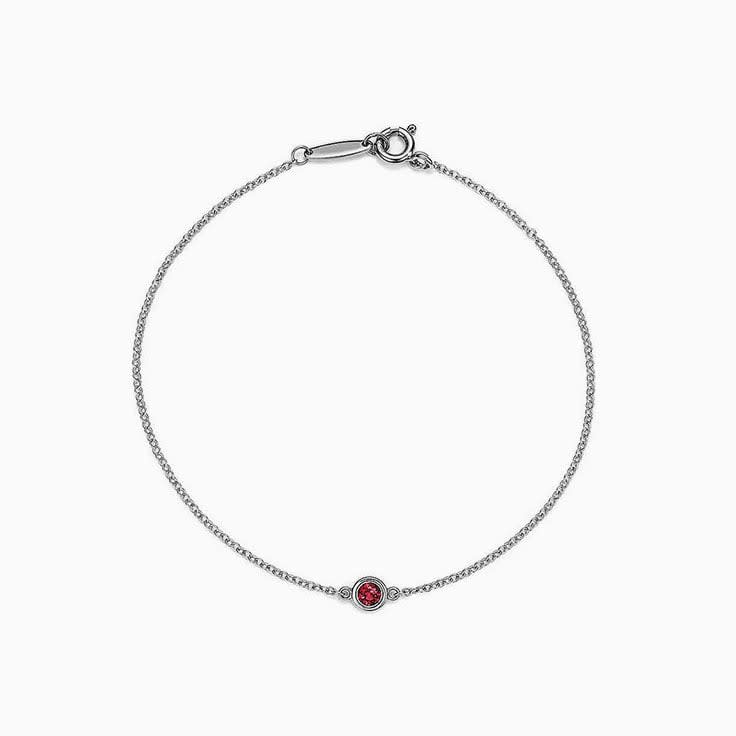 Drop Set Ruby Bracelet