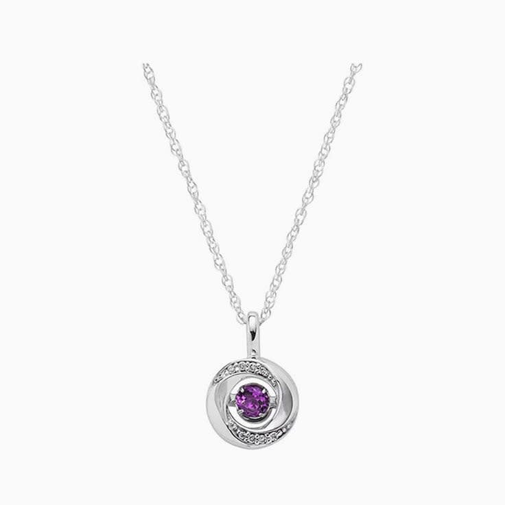 Amethyst knot pendant