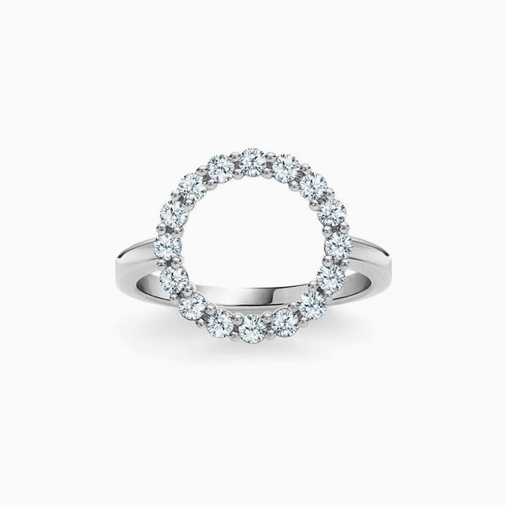 Infinity Aquamarine Ring