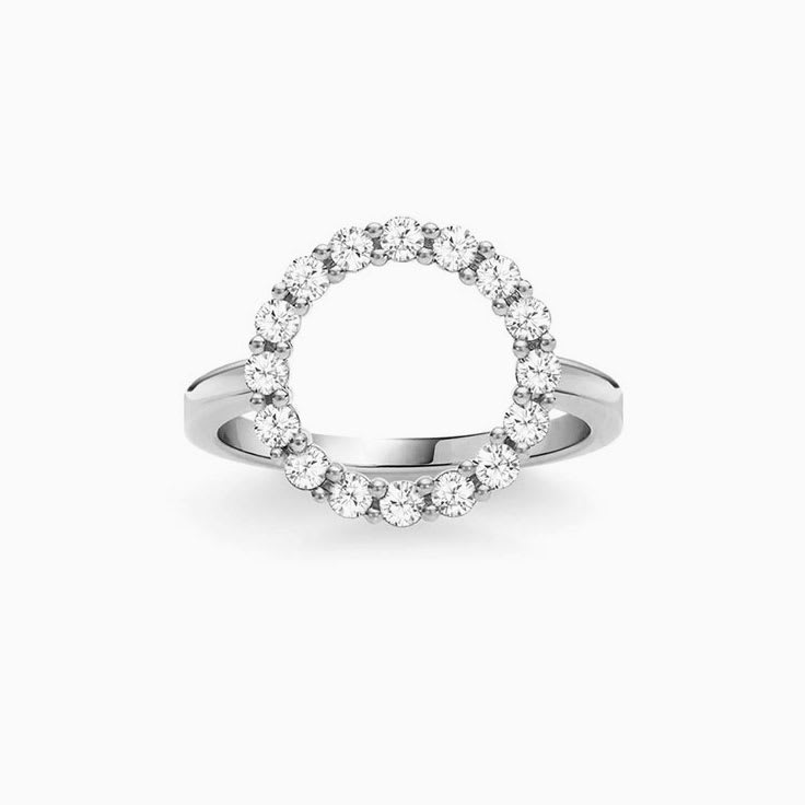 Infinity White Topaz Ring