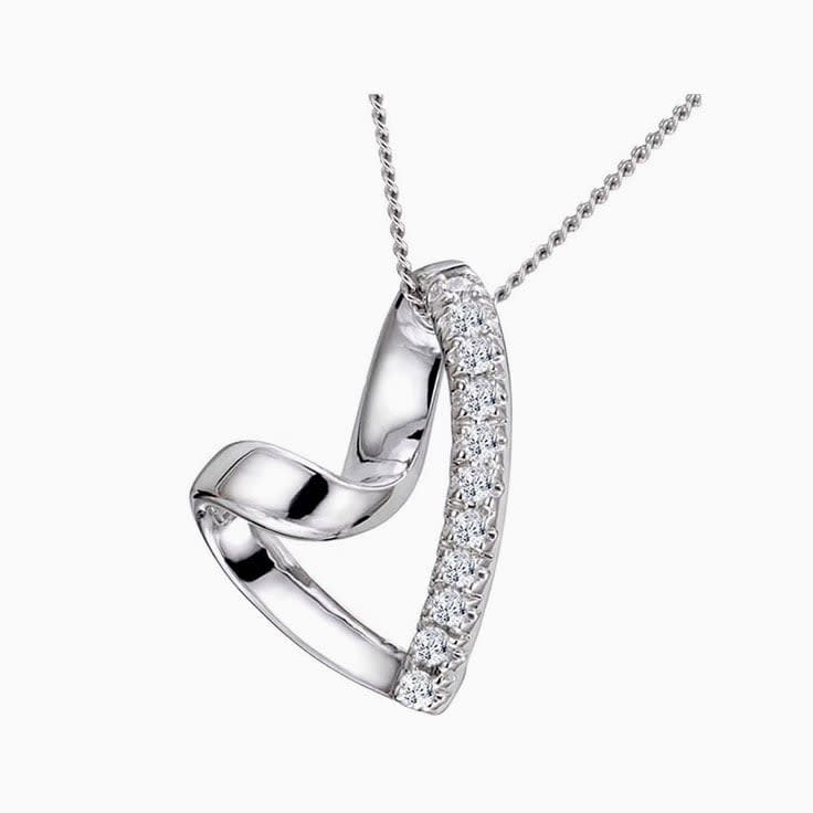 Twisted Heart Pendant