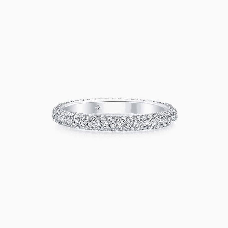 Three Rows Lab Diamond Eternity Band