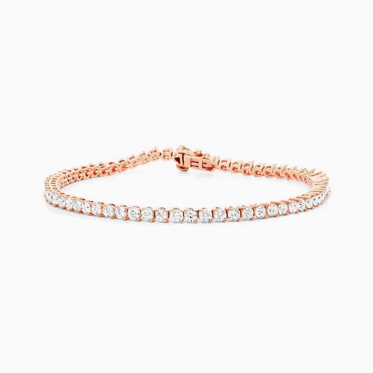 7 Carat Tennis Bracelet In A Two Claw Setting