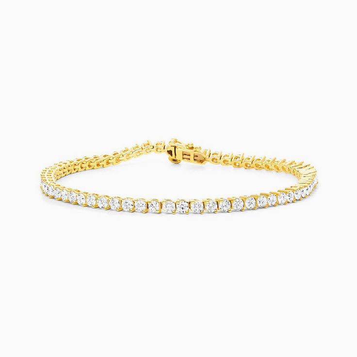 10 Carat Tennis Bracelet In A Two Claw Setting