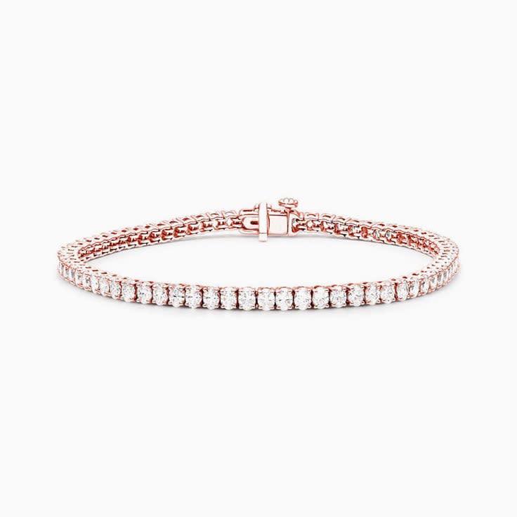 10 Carat Oval Diamond Tennis Bracelet