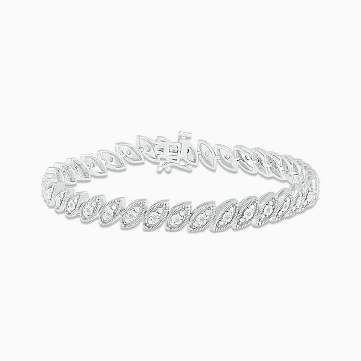 Marquise pattern diamond  Bracelet