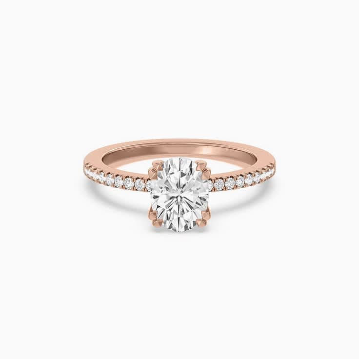 oval cut engagement rings