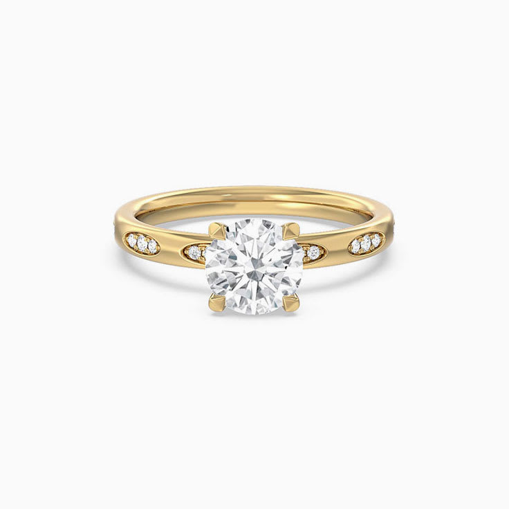 Solitaire Diamond Engagement Ring