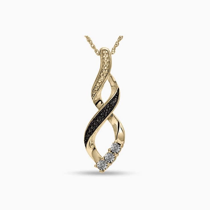 Diamond Curl Necklace