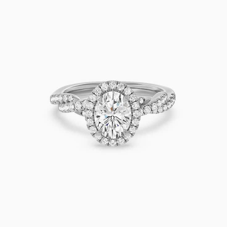 4 carat Oval Diamond Engagement Ring