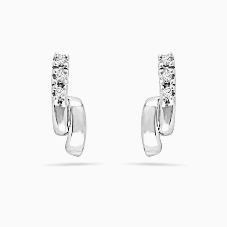 Turn And Twist Diamond Studs