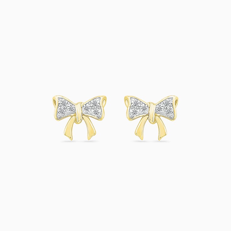 Bowtie Diamond Studs