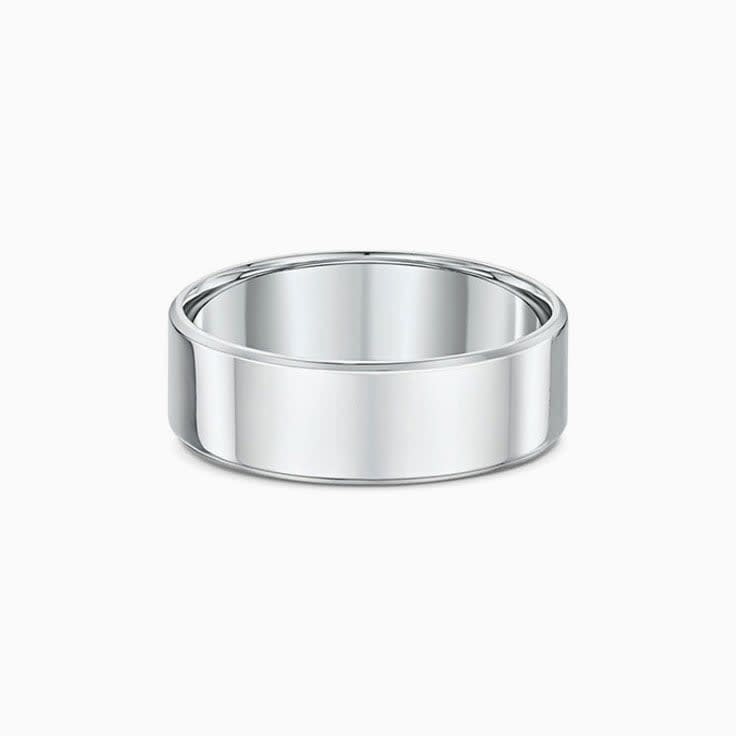 5mm polished mens wedding ring