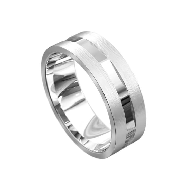 5mm 18k Solid Gold Mens Ring