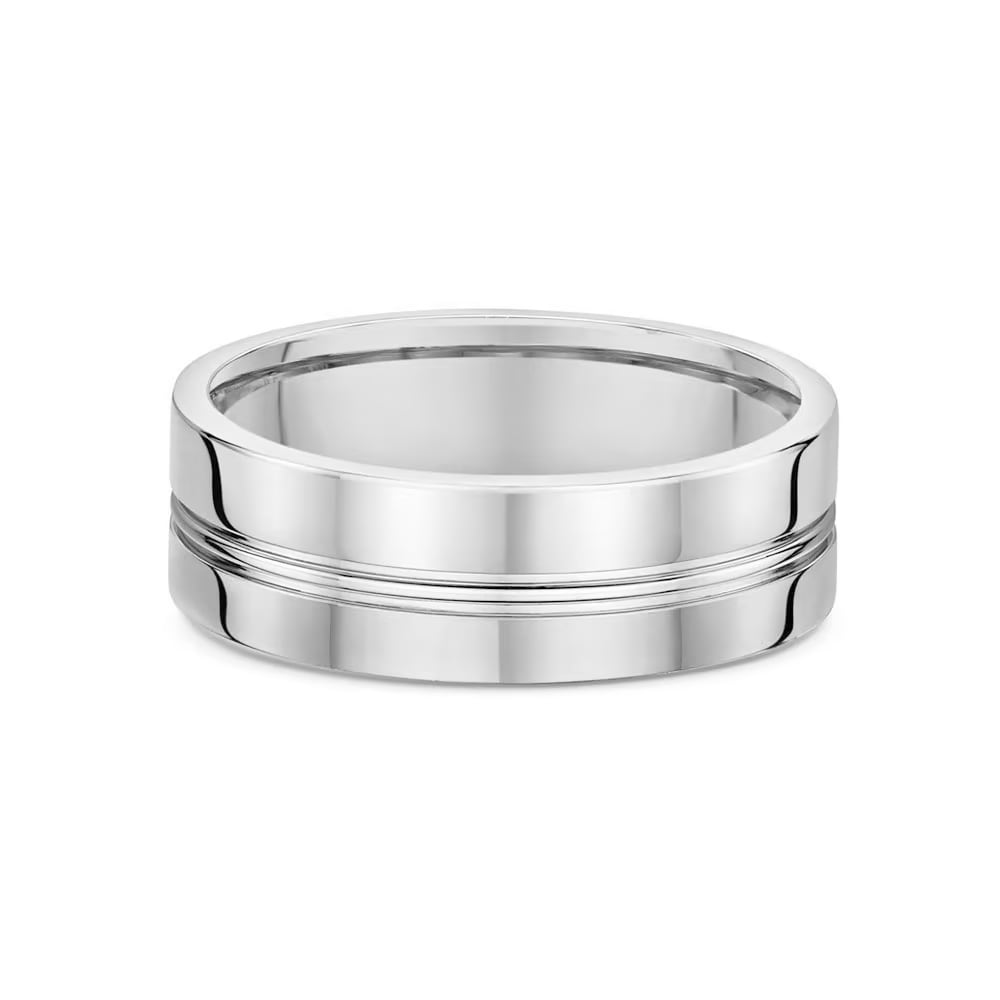 6mm Polished Mens Wedding Ring