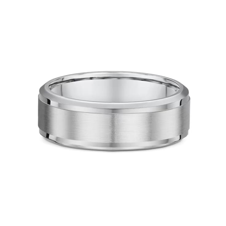 6mm Matt Finish Mens Wedding Ring