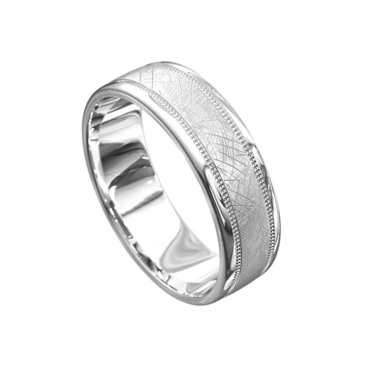 7mm Ice Matte Wedding Ring