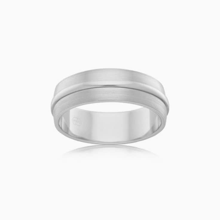 7mm full Matt Wedding Band