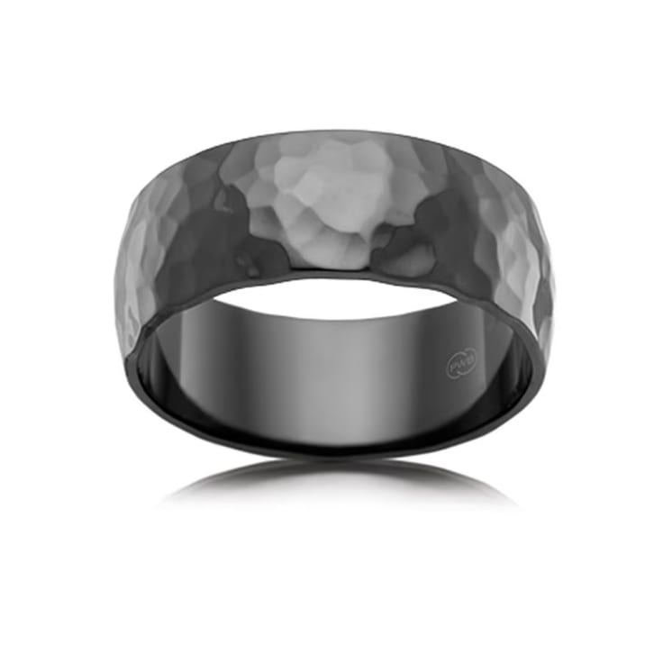 8mm Zirconium Mens Ring