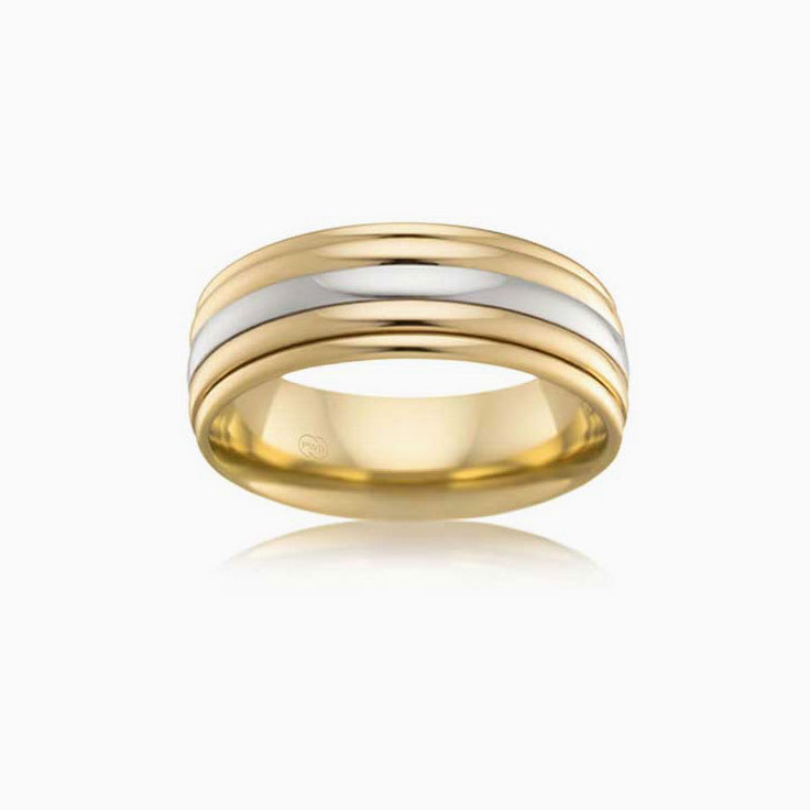 8mm Wedding Ring With Comfort