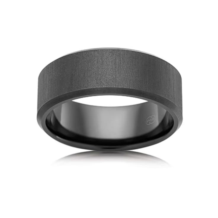 4mm Zirconium Mens Ring