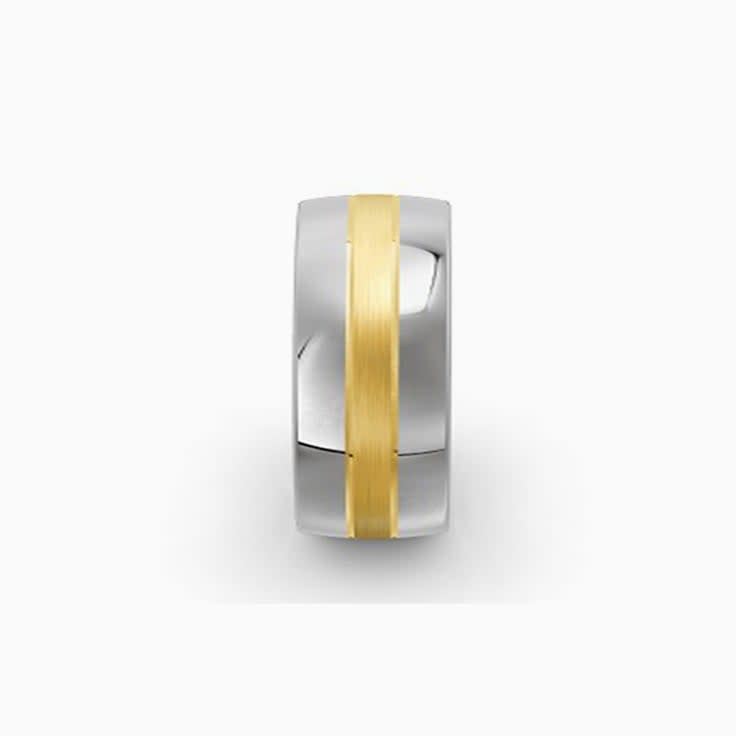 Two Tone Wedding Ring