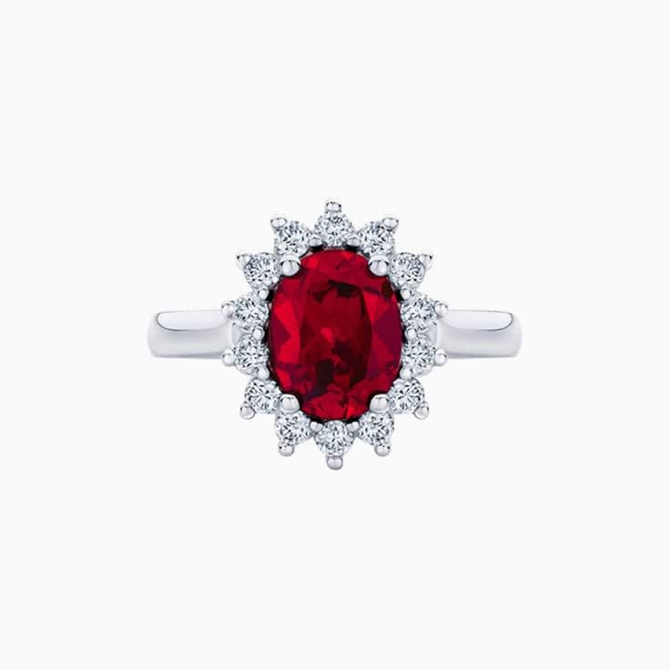 Ruby Engagement Ring
