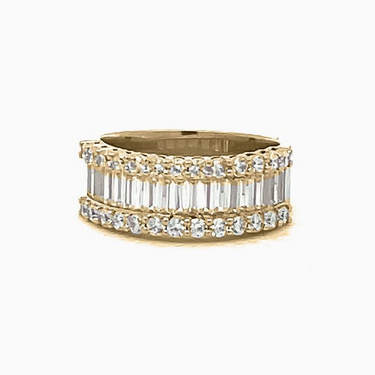 Baguette diamond ring