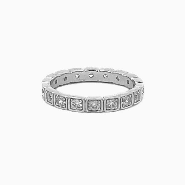 Bezel Set Eternity Ring